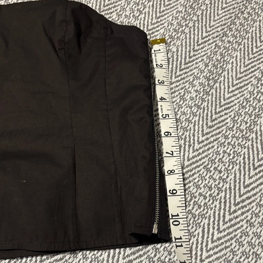 Free People Black Strapless Top